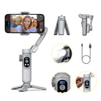Smart Xpro Smartphone Gimbal Stabilizer Professional 3-Axis Stabilizer for Iphone and Android Smartphone Handheld Gimbal