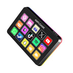 D6 Mini Keyboard with 15 Customizable Macro Buttons, Trigger Actions via App， Custom Macros for Obs/Twitch/Youtube/Vk