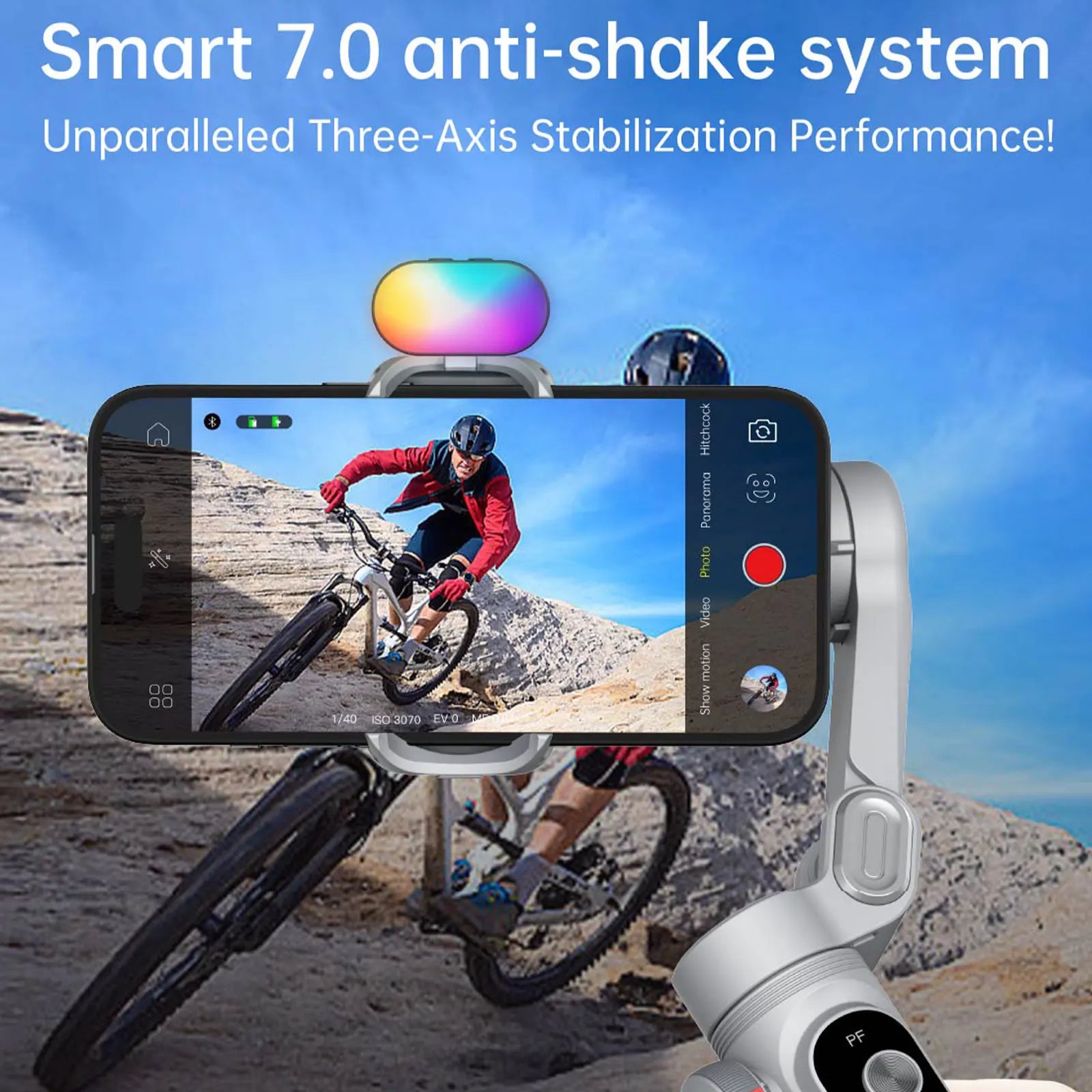 Smart Xpro Smartphone Gimbal Stabilizer Professional 3-Axis Stabilizer for Iphone and Android Smartphone Handheld Gimbal