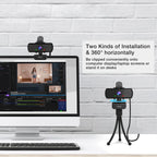 1440P Full HD PC Webcam with Microphone, Tripod, for USB Desktop & Laptop,Live Streaming Webcam for Video Calling-K420